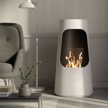 Tecno-air-system - Chimenea De Bioetanol Dubai Blanca - 2,5 Kw