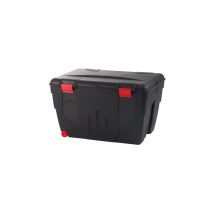 Valigia Da Trasporto Trafic 200 L 2 Ruote 84,8 X 61 X 51,5 Cm Nero-accessori Rosso