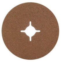 Interflex - Af581.115.16 Caja De 25 Discos De 115 Mm De Fibra Óxido De Aluminio (grano 16) Medidas 125 Mm. Grano 120