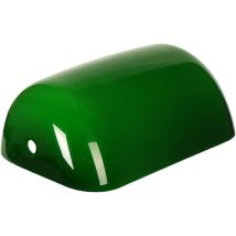 Paralume Di Ricambio In Vetro Per Lampada Da Scrivania Bankers (verde)