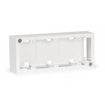 Aufputzkasten WP-195MCH – Weiß (RAL 9003) – 194 x 81 x 42 mm – FONESTAR