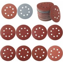 125mm)100pcs Sanding Disc,abrasive Disc,sand Paper,sandpaper For Circular Sander Grit 80/180/240/320/400/800/1000/1500/2000/3000