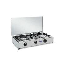 Cf Parker 300accgpm Réchaud À Gaz Acier Inoxydable 3 Brûleurs