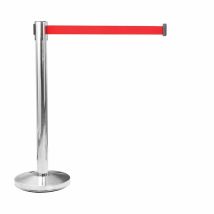 Distanziale In Acciaio Inox Post Nastro Rosso Estensibile 2000mmx 5mm