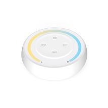 Mi Light Mini RF CCT-Fernbedienung – Magnetische Wandhalterung – Kompatibel mit Miboxer – Ø 70 x 24 mm – 2 AAA-Batterien erforderlich