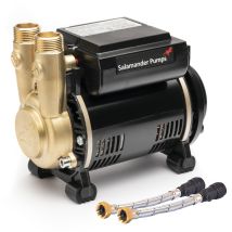 Salamander Pumps - Salamander Ctforce 20ps 2.0 Bar Brass Single Impeller Shower Pump + Hoses