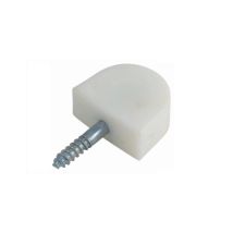 Staffe per mensola a vite grandi bianche A131 – 4000451 – Reggimensola in materiale resistente – 60cm, 30cm – MENGUAL