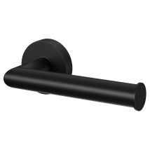 Orbit Matt Black Wall Mounted Toilet Roll Holder - Colore