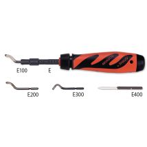 Set di sbavatura Mango II Multi Set E – 155-00312 – Manico ergonomico e lame per sbavatura – Vargus