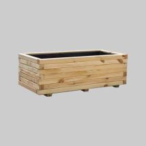 Fioriera in legno 84x40x35 cm – Vasi da fiore per esterno – Legno di alta qualità