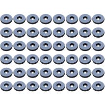 Ahlsen Möbelgleiter, Set Mit 48 Runden Teflon-möbelgleitern, Anti-vibrations-gleitpads Für Möbel, (rund) – 19 Mm