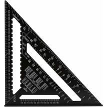 Professionelles Metrisches Dreiecksquadrat, 30 Cm/300 Mm Hochpräzises Zimmermannsquadrat, Zimmermannswinkellineal Aus Aluminiumlegierung, 