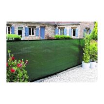 Nature - Paravento 1 X 3 M - Occultante 5/5 - Hdpe 350 G/m² - Verde Kaki