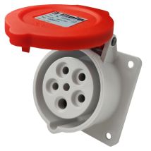 Gniazdo Tablicowe Proste 16a 5p 400v Connessione Rapida 1320011 Ip54 Bals 9243