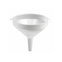 Embudo de plástico 20 cm – Apto para alimentos – Polipropileno – Blanco