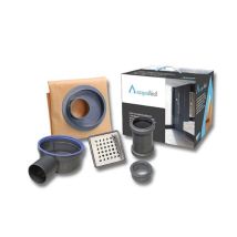 Kit Sumidero Elegance Lp Con Lámina Termosellada Y Rejilla Inoxidable – 10,5 X 10,5 Cm