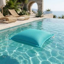 Cojín Flotante Cushion Floating, 65x65x25 Cm, Resistente A Los Rayos Uv, Azul, Sin Poliestireno - Soo Santaï