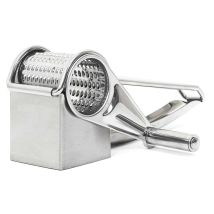Cook Concept, Ku6648, Grattugia Manuale In Acciaio Inox, Design Moderno Ed Elegante, Facile Da Usare E Da Pulire, Dimensioni Compatte 20x6x8 Cm, 