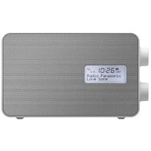 AMAZONAS – Radio portatile DAB+ Bluetooth RF-D30BTEG – Resistente agli schizzi, timer da cucina, compatibile con smartphone – Grigio e Bianco