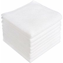 Mowze - Set Of 8 Microfiber Cleaning Cloths, Household Microfiber Dish Cloths Softer, More Absorbent, Lint Free, For Home, Kitchen, Car, Windows And 