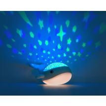 Megalight - Led Willy Whale Nachtlicht Mit Sternprojektor Und Akku