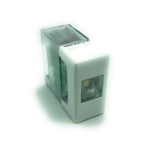 Lampe D'Urgence Led 1 Module Keystone 50lm 1w Autonomie 6h Avec Adaptateur Gewiss System Blanc