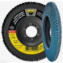Samedia - 5x Profi-schleifmopteller Smt 115mm ,125mm K40,k60,k80 125 X 1,0 X 22,23 Mm 40