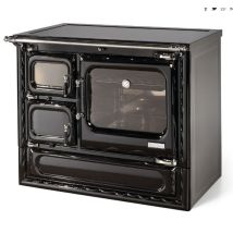 Cocina calefactora Hergom Deva 100 CC – Potencia 5,1-7 kW – Longitud máxima de troncos 400 mm – Eficiencia energética 83%