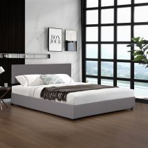 Letto Contenitore Juva Con Apertura A Ribalta Letto Matrimoniale 160x200 Cm Velluto A Coste Grigio Corium