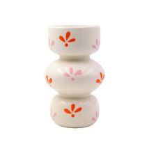 Funky Flowers Ximena Vase – Handmade Decorative Vase for Fresh or Dried Flowers – Unique Gift Idea – 16.5 x 10.5 x 10.5 cm