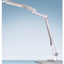 Schreibtischleuchte Led Multiflex Weiß/silber H.600mm M.standfuß U.klemme - 41-5010.715 - Styro