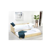 Mint Essentials Ellison Single Bed With Pull-out Trundle - Natural