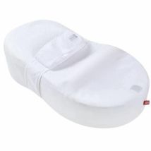 Cocoonababy – Columpio ergonómico para bebé – Fleur de coton Blanco – Diseño suave y atemporal