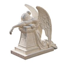 Design Toscano Db1111 Statua Monumento Angelo Del Dolore: Estate, Beige, 66x30.5x61 Cm