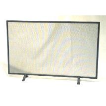 Firefix - Funkenschutzgitter 80 X 52 Cm Schwarz Schutzgitter Ofenschutzgitter