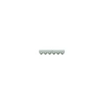 Colector de distribución niquelado 1"" 11 vías 564 mm – Derivación 24x19 interior – UNI EN 12168 CW614N