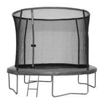 Sportspower Trampolin Mit Sicherheitsnetz Und Leiter Anthrazit Ø 366 Cm Trampolin
