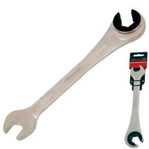 Neilsen - 18mm Flare Nut Wrench Ratchet & Standard Open Ended Brake Pipe Spanner