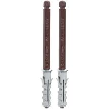 Sanitec - Juego De 2 Anclajes Retráctiles Para Montaje En Pared Grosor 1,8