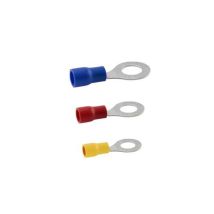 Terminal Pre-aislado Faston Redondo 3.7mm Rojo Cobre Pvc Pack 100 Uds
