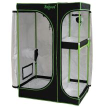 Zelsius - Carpa De Cultivo 160 X 120 X 205 Cm Negro/verde Cultivo De Plantas De Interior