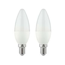 XXCELL Flame LED-Glühbirnen E14 40W-Äquivalent 2er-Pack 5W 490LM Lebensdauer 25.000 Stunden Energieklasse A+