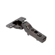 Herrajes Alk - Bisagra Puma 35 Clip Cam 110o Con Piston Acabado Grafito Codo Acodado