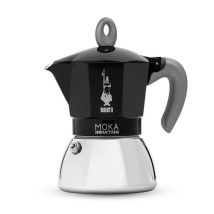 Bialetti - Moka Induction 4 Cup Espresso Maker Black