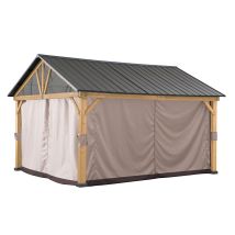 Sunjoy - Vorhang Für Zedernholz Gazebo - 336cm X 400cm