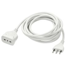 Prolunga Cavo Elettrico Lineare Bipasso Da 3 Metri Con Presa 16a-10a
