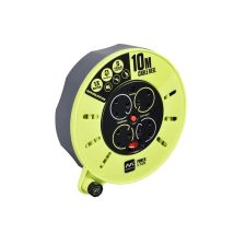 Masterplug - Pro-xt Cassette Cable Reel 240v 13a 4-socket 10m Mstcmu10134