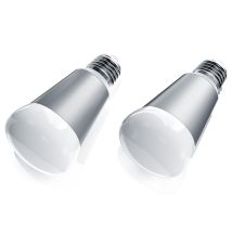 Bearware 2x Smarte Led-leuchte, Wifi Smart Lampe, Rgb Farbwechsel Dimmbar, E27-gewinde, 7w, 420 Lumen
