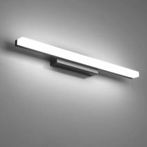 Lampada Da Specchio Per Bagno A Led 40 Cm Bianco Freddo 9w 6000k Lampada Da Bagno Per Interni Nera Lampada Da Bagno Illuminazione Per Bagno 800lm Non 