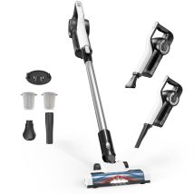 Aspirateur Balai Sans Fil, 30000pa/5x2200mah/40min Fonctionnement-filtration Efficace-balai Motorisé Avec Phares Led-pour Tous Sols